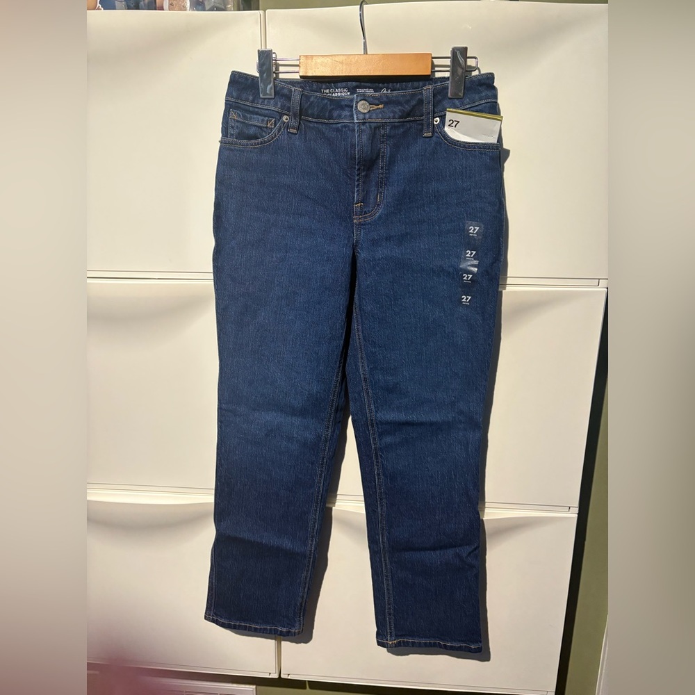 Reitmans Dark Blue Straight Leg Jeans